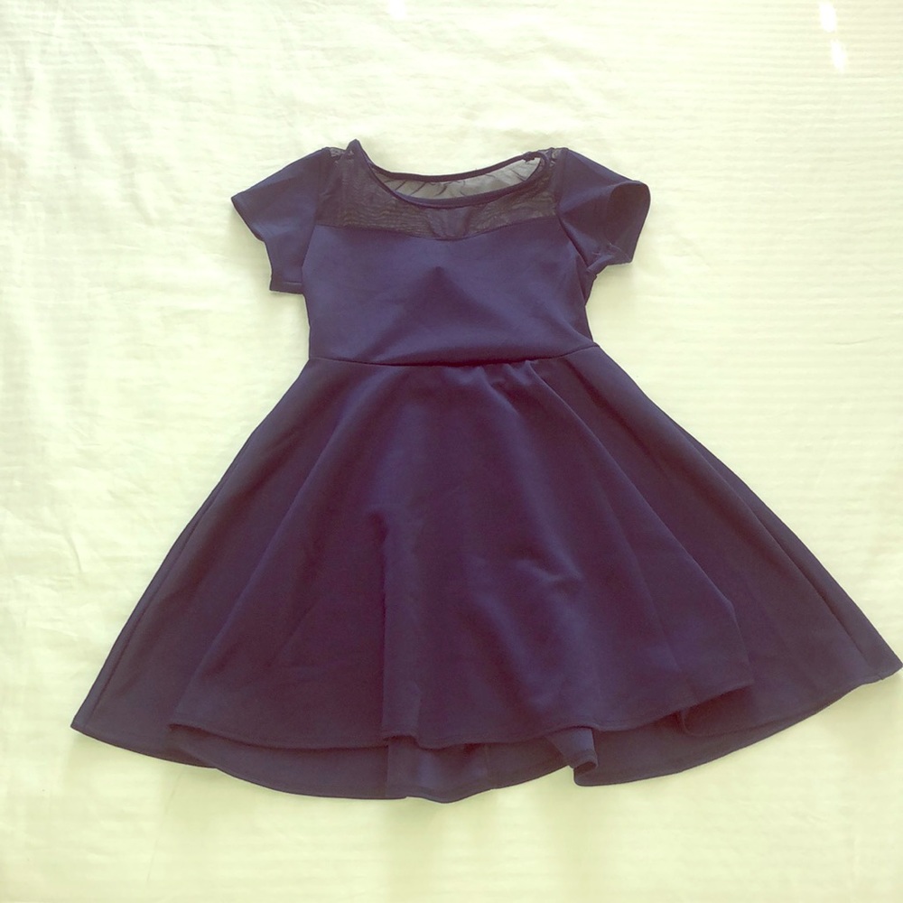 Girls Navy Dress